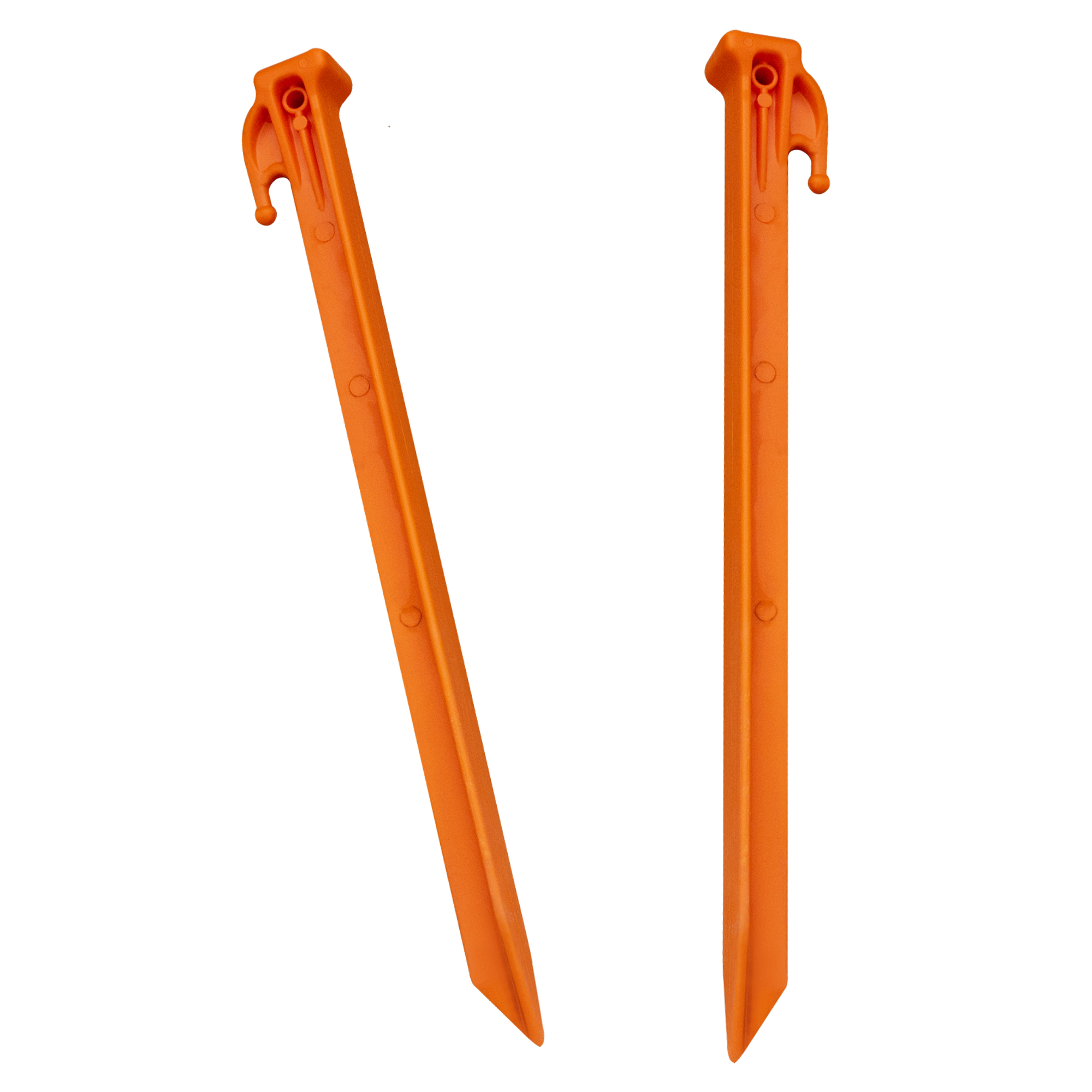 Mr. Chain Safety Orange Utility Stakes — 12in., High-Impact Polystyrene, 15-Pack, Model# 97912-15